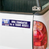 Het congres is een giftige bumpersticker voor bedr (Op Truck)