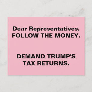 Het Congres volgt het verzet van Trump Money Russi Briefkaart