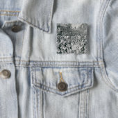 Het continentale leger dat de oude vierkante button 5,1 cm (In situ)