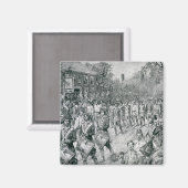 Het continentale leger dat het oude leger afsloot magneet (Voorkant / Achterkant)