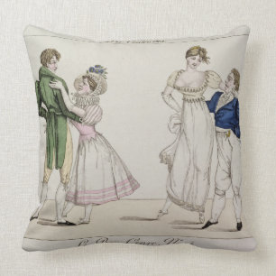 Het contrast, bord 24 van "Le Bon Genre", 1811 Kussen
