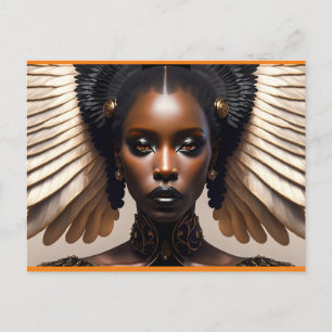 het coole meisje briefkaart