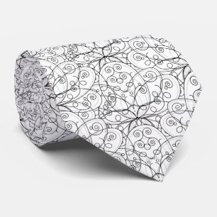 het coole mystical lotus betegeld patroon stropdas