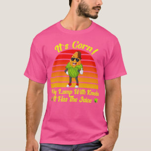 Het corn is een grote strop met knuppels... die he t-shirt