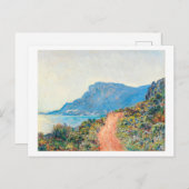Het Corniche-landschap van Claude Monet Briefkaart (Voorkant / Achterkant)