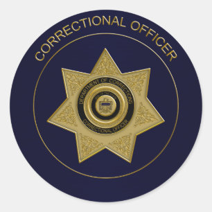 Het correctionele Kenteken van de Ambtenaar, Ronde Sticker