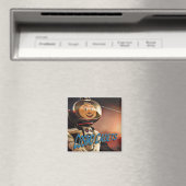 Het Cosmo Show | "Cosmo Cadets" 2" vierkante magne Magneet (Insitu (Vaatwasser))