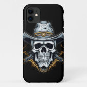 Het cowboyskelet Case-Mate iPhone case (Achterkant)