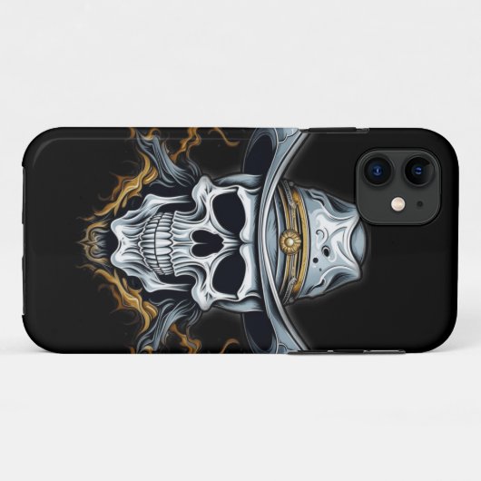 Het cowboyskelet Case-Mate iPhone case (Achterkant (horizontaal))