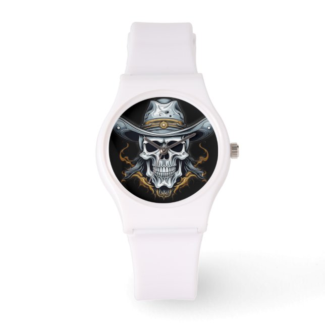 Het cowboyskelet horloge (Voorkant)
