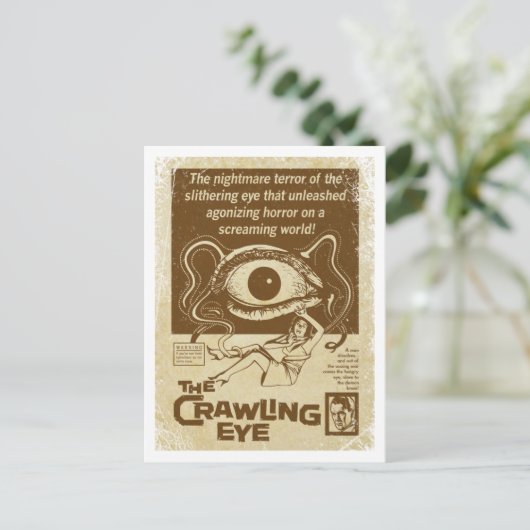 Het Crawling Eye Briefkaart (Staand voorkant)
