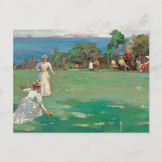 Het Croquet feest | Sir John Lavery Briefkaart (Voorkant)