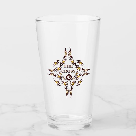 Het Cross Drinkware Glas (Voorkant)