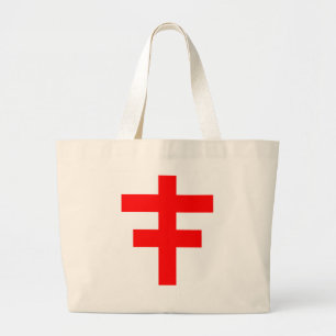 Het Cross Pattee van The Scottish Knight Templar Grote Tote Bag