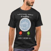 Het cruiseschip belt en ik moet T-shirt kruisen (Voorkant)