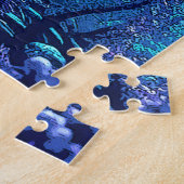 Het cyberboommonster in het donker legpuzzel (Zijkant)