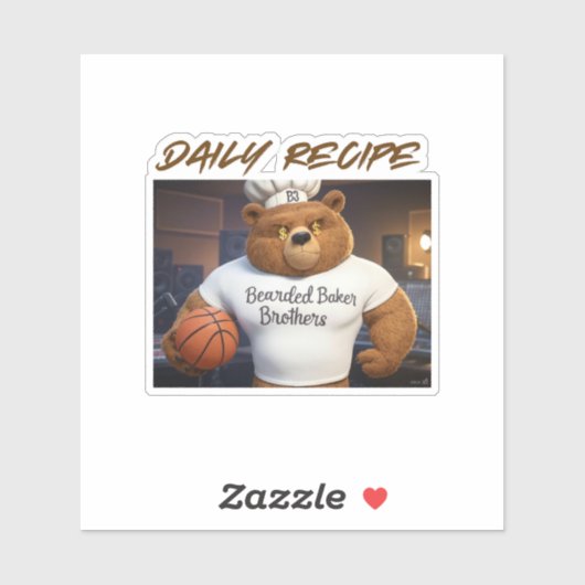 Het dagelijkse recept sticker (Vel)