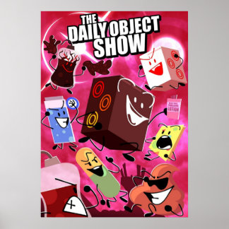 Het dagelijkse Show van Objecten Poster