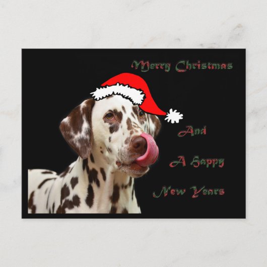 Het Dalmatische Briefkaart van Kerstmis (Voorkant)