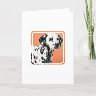 Het Dalmatische Wenskaart van het "puppy" Kaart