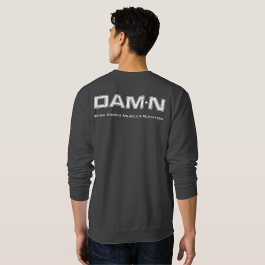 Het damnfit sweatshirt (Achterkant volledig)