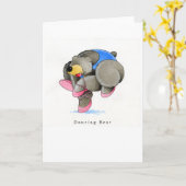 Het dansen draagt kaart (Gele Bloem)