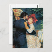 Het dansen in de Druk van het Land Briefkaart (Voorkant / Achterkant)