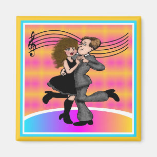 Het dansen van de Night Away Magneet