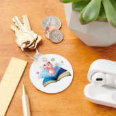 Het dansen van het varken op een Sleutelhanger van