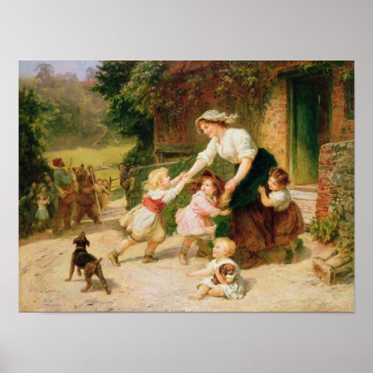 Het dansende Beer Poster (Voorkant)