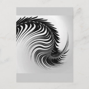 Het dansende Briefkaart van het Palmblad