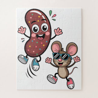 Het dansende duo Puzzle Art Legpuzzel