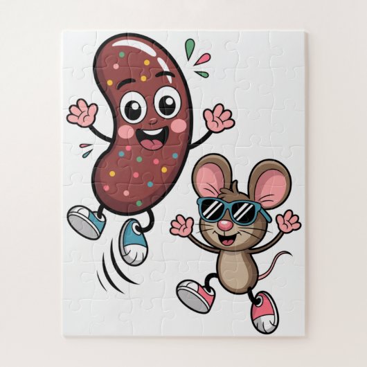 Het dansende duo Puzzle Art Legpuzzel (Verticaal)