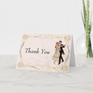 Het  dansende paar van de Kaart 1920