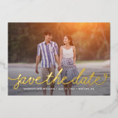 Het Darling Manuscript Echte FOLIE sparen de Kaart (Voorkant)