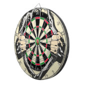 Het dartboard op je borst. dartbord (Voorkant Rechts)