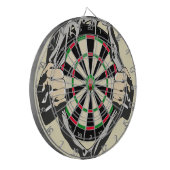 Het dartboard op je borst. dartbord (Voorkant Links)