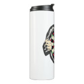 Het dartboard op je borst Darts Fever Thermosbeker (Gedraaid links)