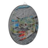 Het Dartboard van de koevoet Dartbord (Voorkant Links)