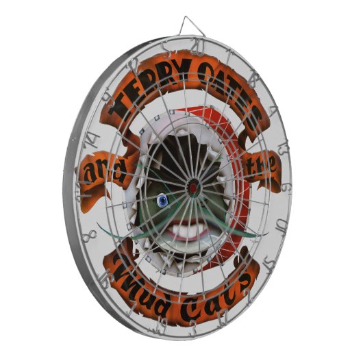 Het Dartboard van Mudcat Dartbord (Voorkant Links)