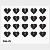 Het dashing door de Pitbull ng Hart Sticker (Vel)