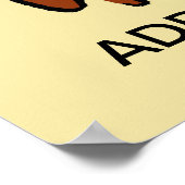 Het dashond, voeg tekst toe poster (Hoek)