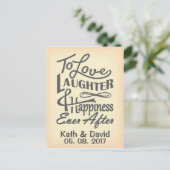 Het datumontwerp opslaan aankondigingskaart (Staand voorkant)