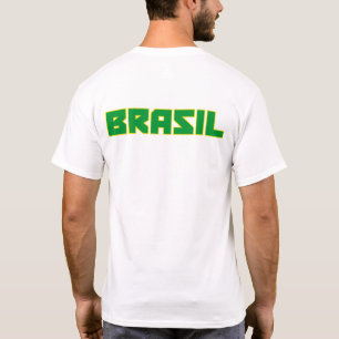 Het de gewaagde tekst van Brazilië (Brazilië) en T-shirt