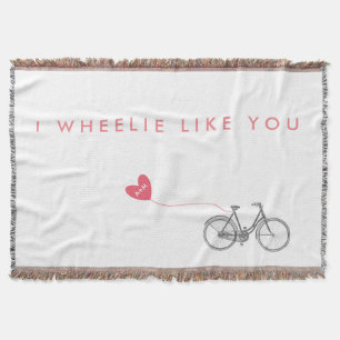 het de giftidee van de liefdeverjaardag werpt deken