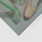 Het debetdocument van de Dance Lesson-loskoppeling Tissuepapier (Detail)