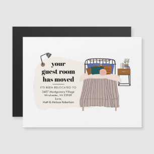 Het Decoret van de Gast Nieuw Adres Bewegende Aank