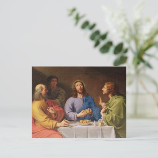 Het deeg in Emmaus Briefkaart (Staand voorkant)