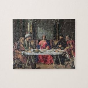 Het deeg in Emmaus (olie op het paneel) Legpuzzel