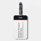 Het deelvenster Batman-venster Bagagelabel (Achterkant verticaal)